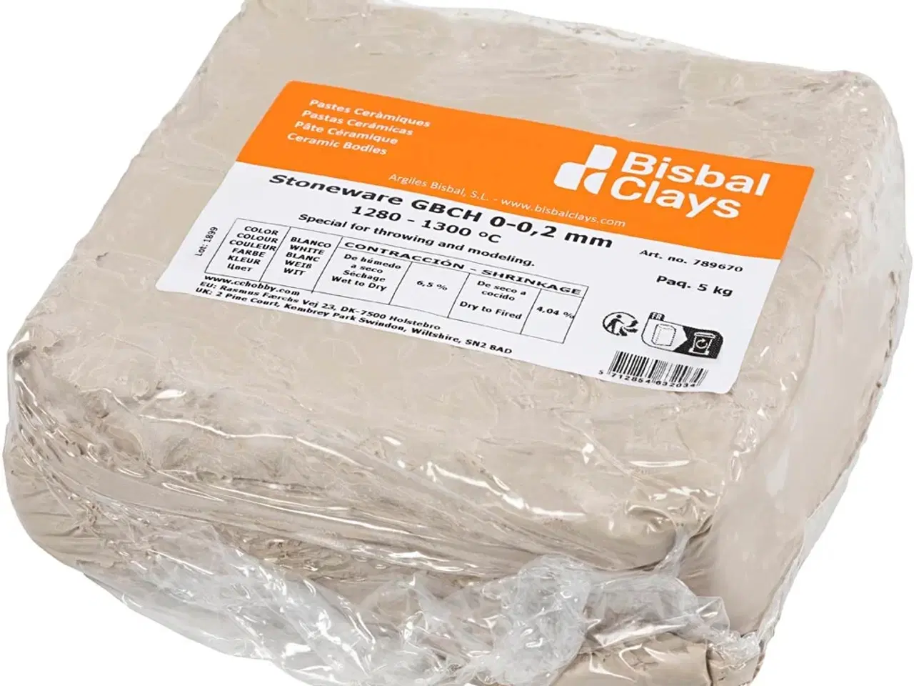 Billede 1 - Stentøjsler Råhvid 5kg - Professionel Kvalitet