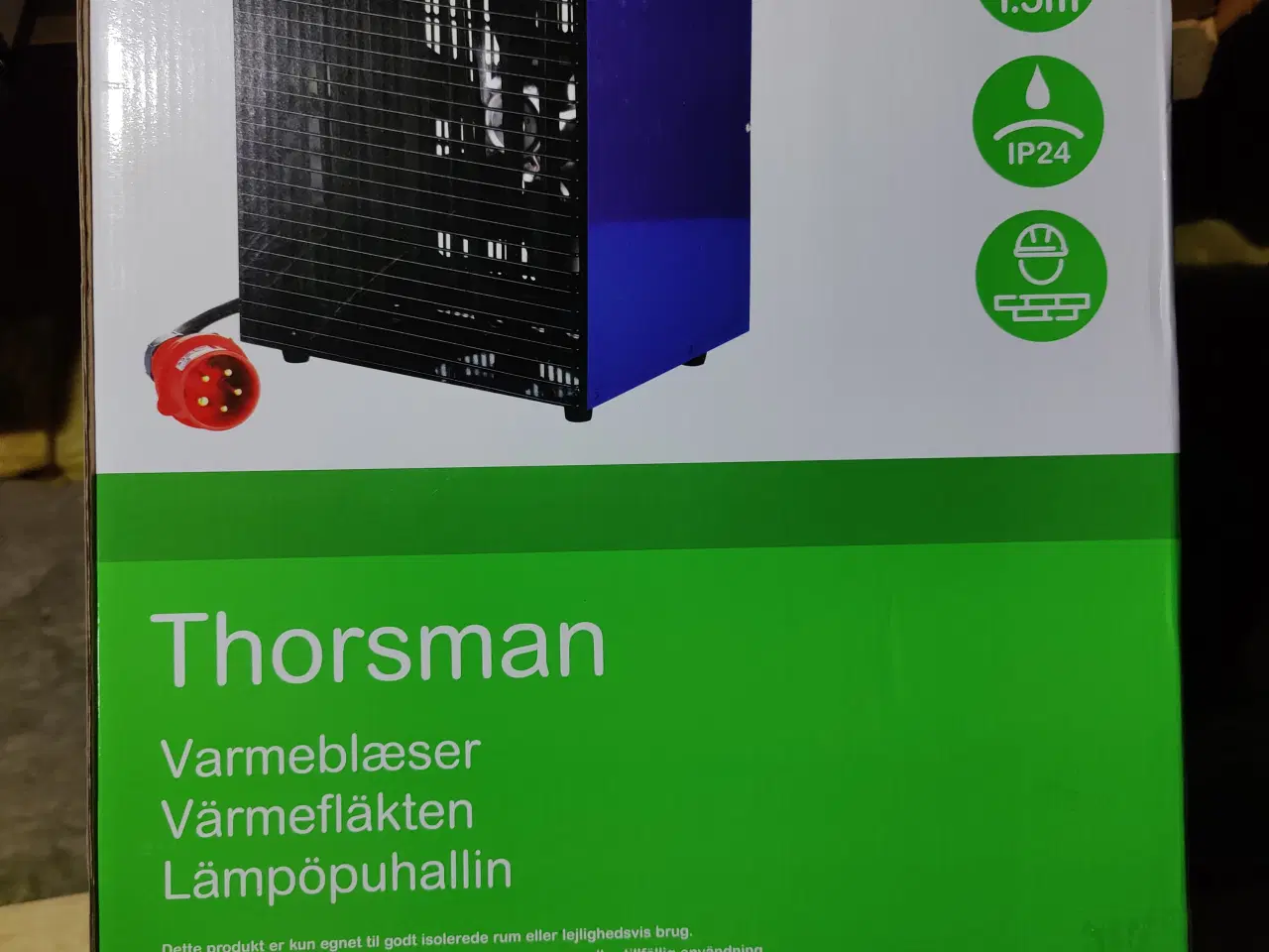 Billede 1 - Varmeblæser, Thorsman 9 kW varmeblæser