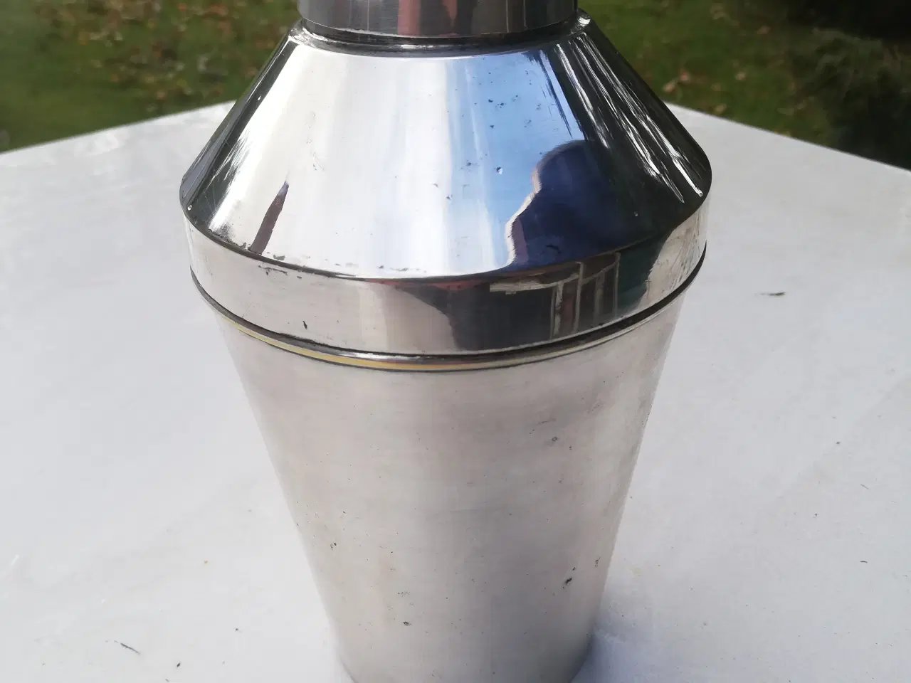 Billede 1 - Ældre sølv cocktail shaker 