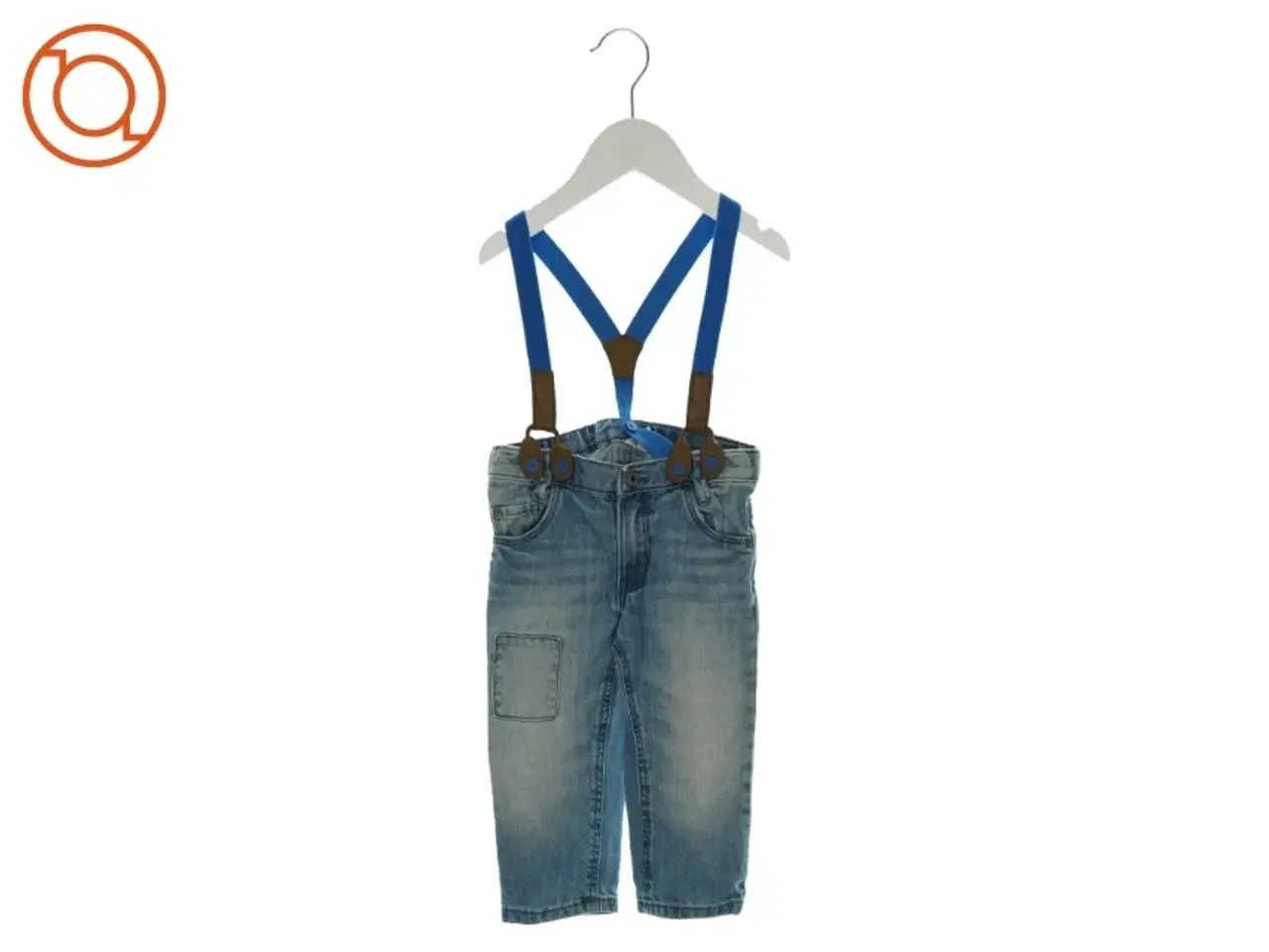 Billede 1 - Bukser med seler fra H&M (Str. 80)