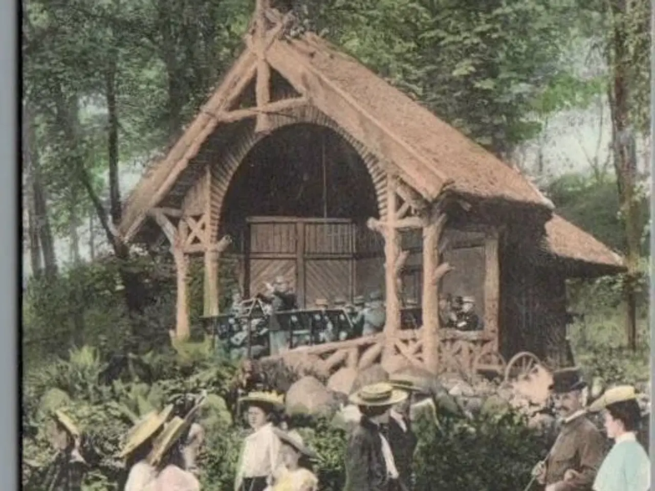 Billede 1 - Viborg - Musikken spiller i Borgvold - Postkort - Brugt