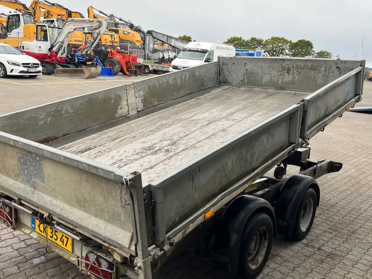 Billede 4 - Ifor Williams TT 3621 3500kg tiptrailer med 4tons alu slisker