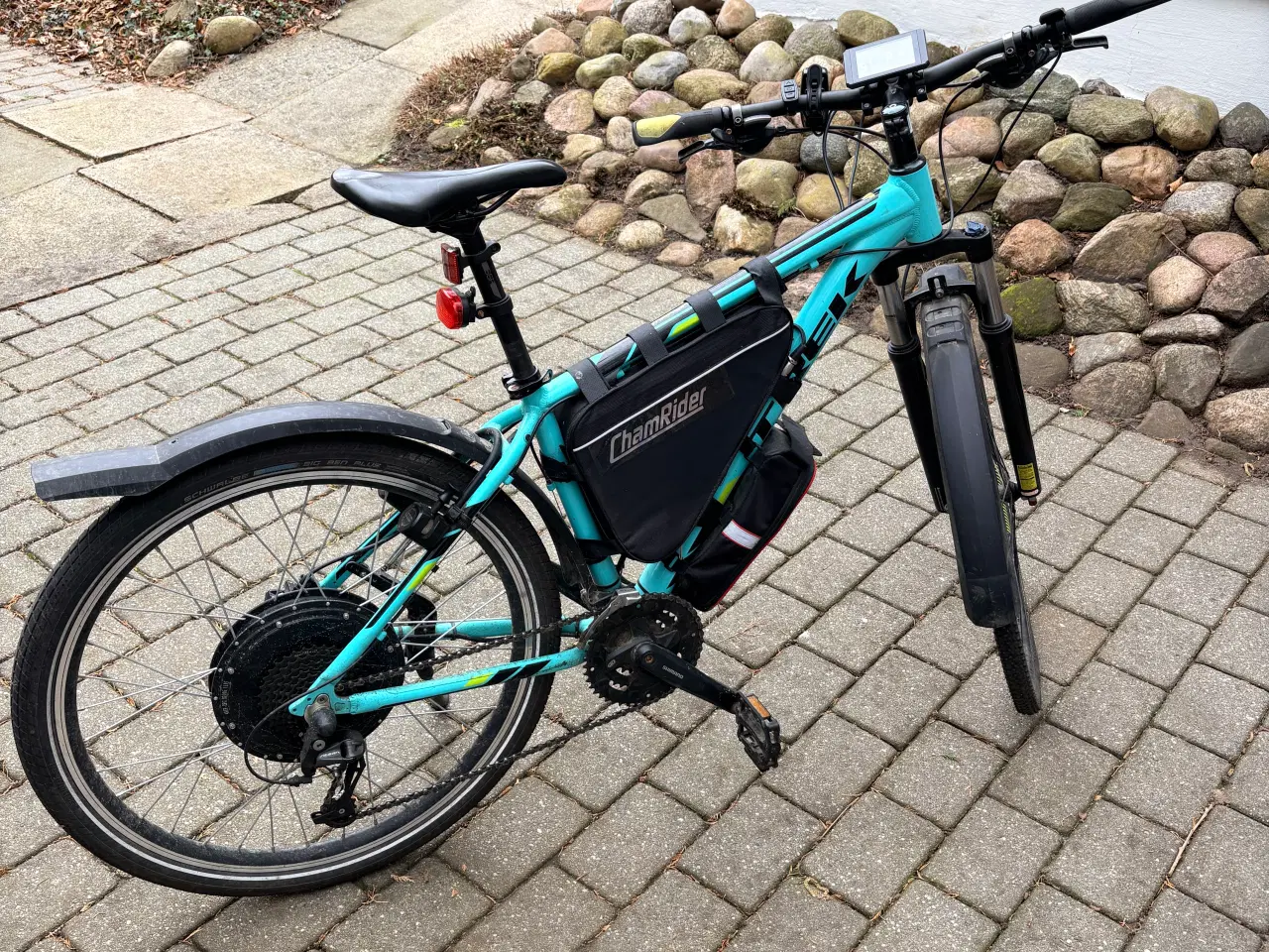 Billede 1 - Trek elcykel herre grøn/sort