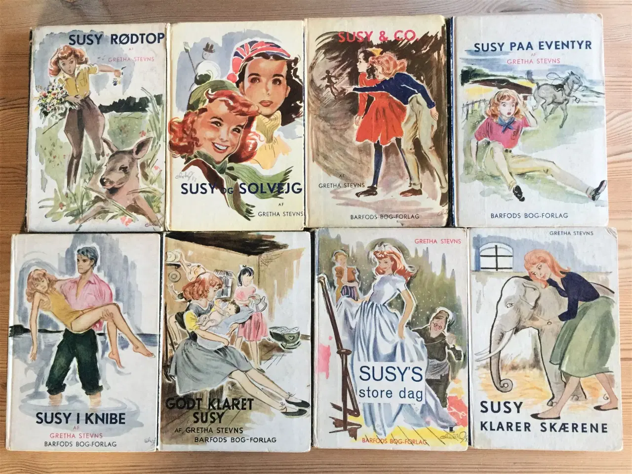 Billede 1 - NEDSAT: 10 gamle Susy bøger
