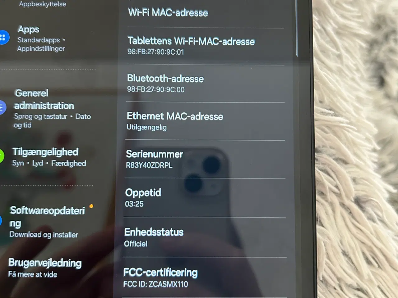 Billede 3 - Tablet A9 68 gb