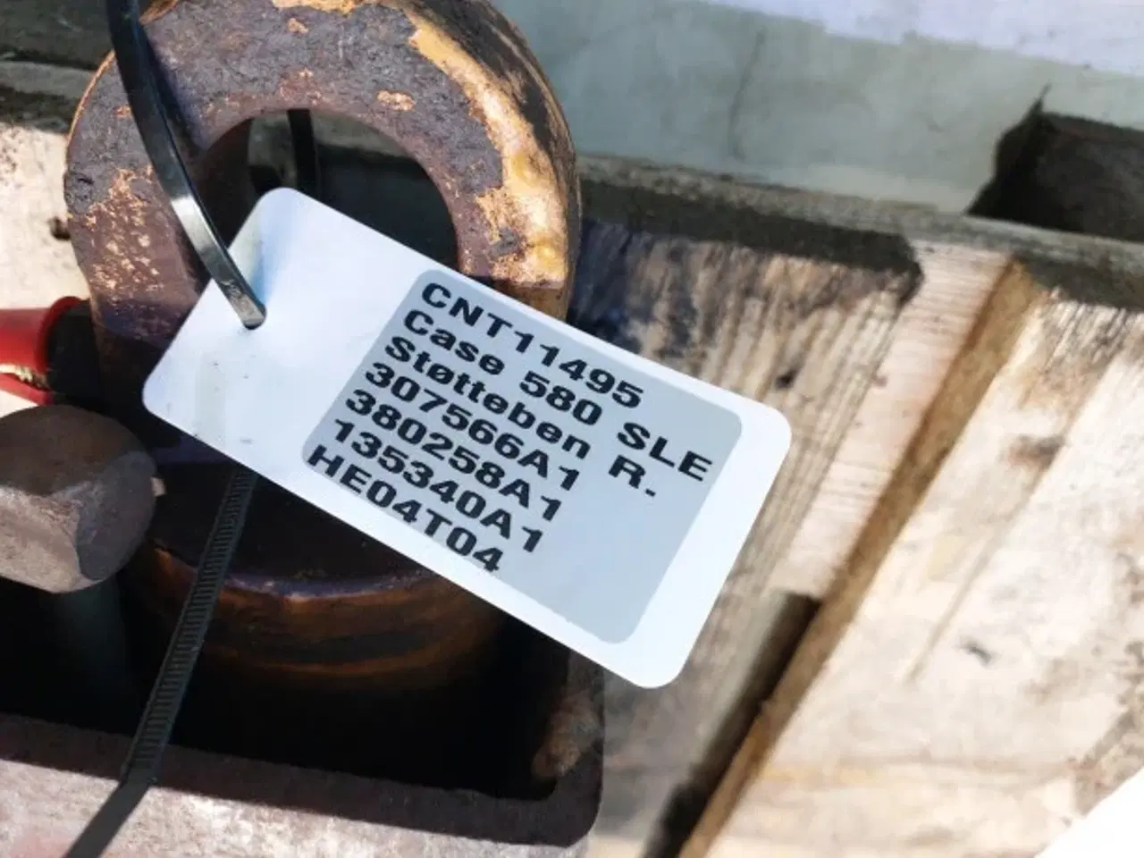 Billede 6 - Case 580 SLE Støtteben R. 307566A1