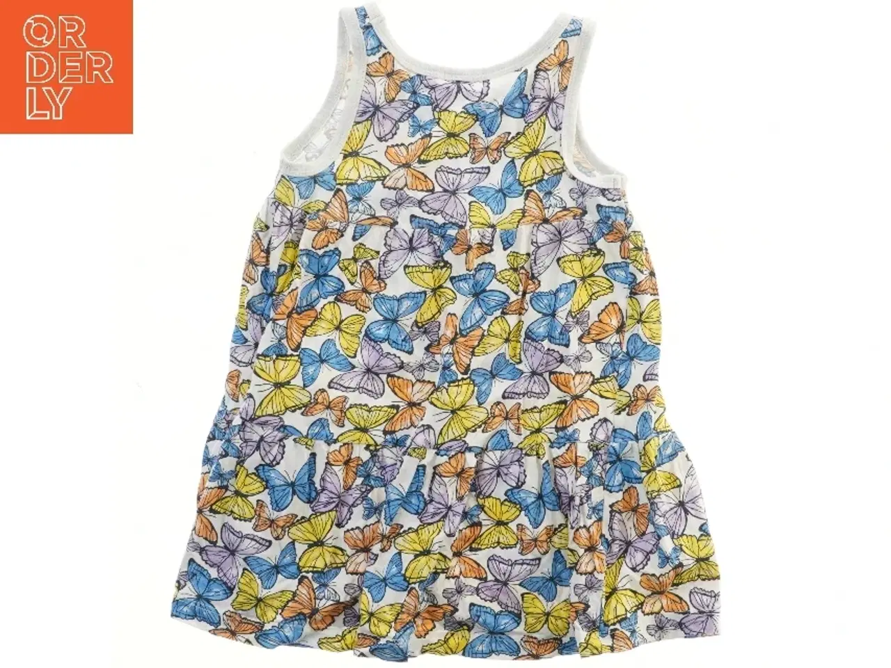 Billede 2 - Sommerkjole med sommerfugleprint fra Basic needs (str. 98)