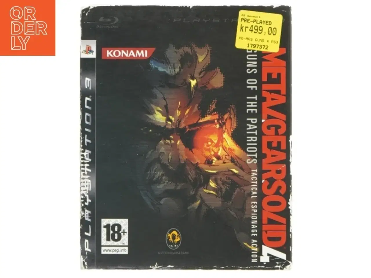 Billede 1 - Metal Gear Solid 4: Guns of the Patriots PS3 spil fra Konami