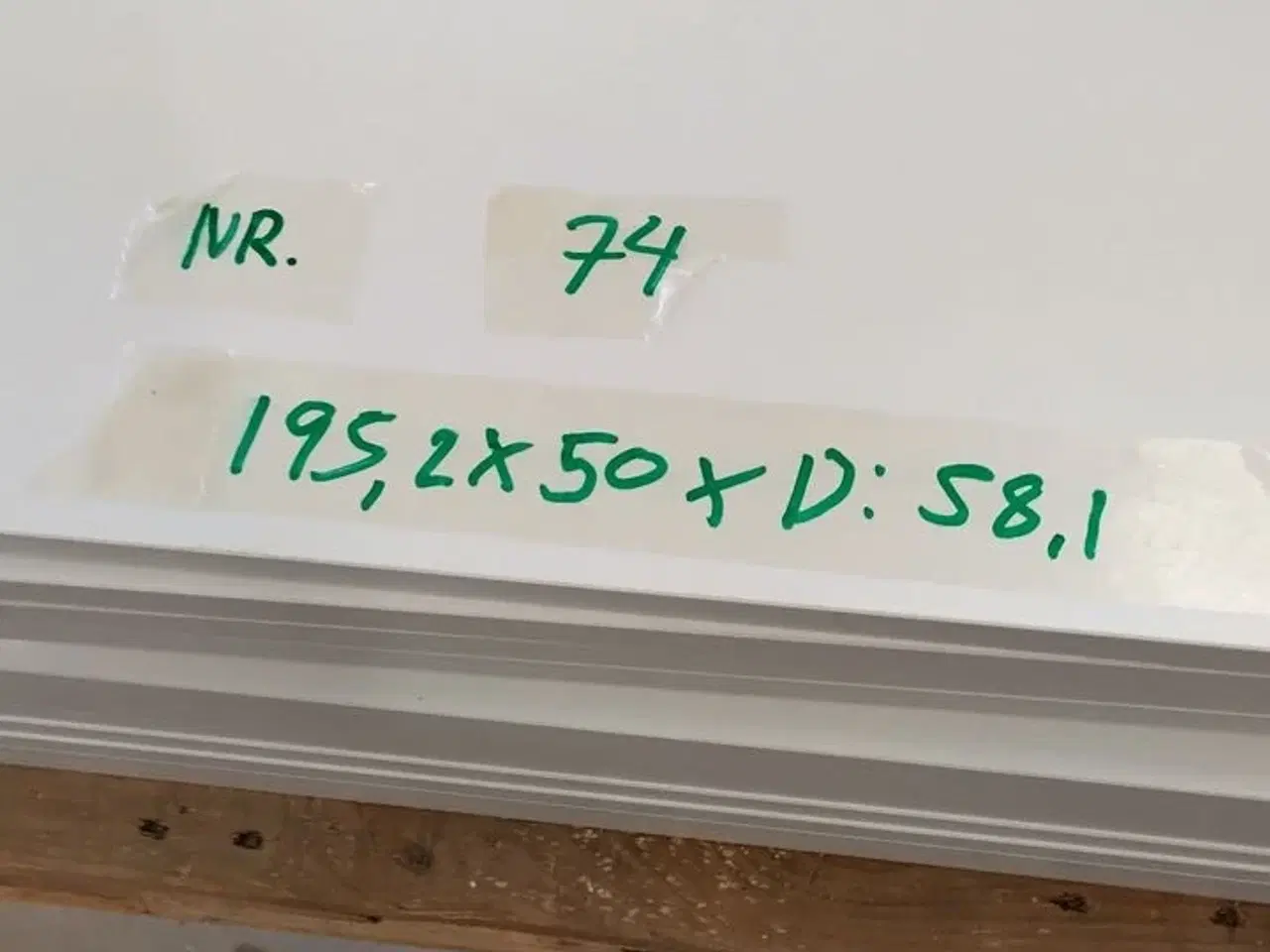 Billede 6 - 4 stk. usamlet højskabe H: 195,2 x B: 50 x D: 58,1 cm uden låger.
