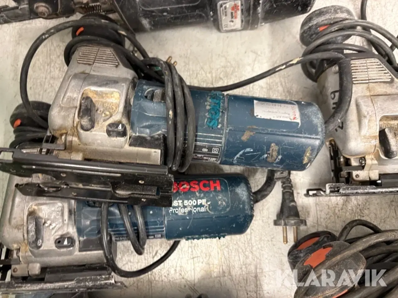 Billede 10 - Håndværktøj Bosch Würth blandet lot 6 stiksav 1 skruemaskine 2 borehamre 1 luftsømpistol