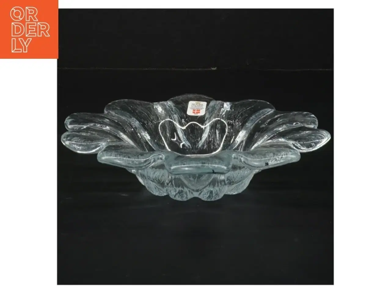 Billede 1 - Glas skål fra Holmegaard (str. Ø. 18 cm)