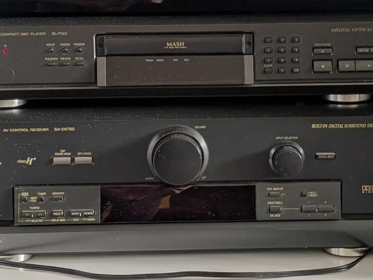 Billede 1 - Technics SA-DX750 AV Control receiver + SL-PG3 Com