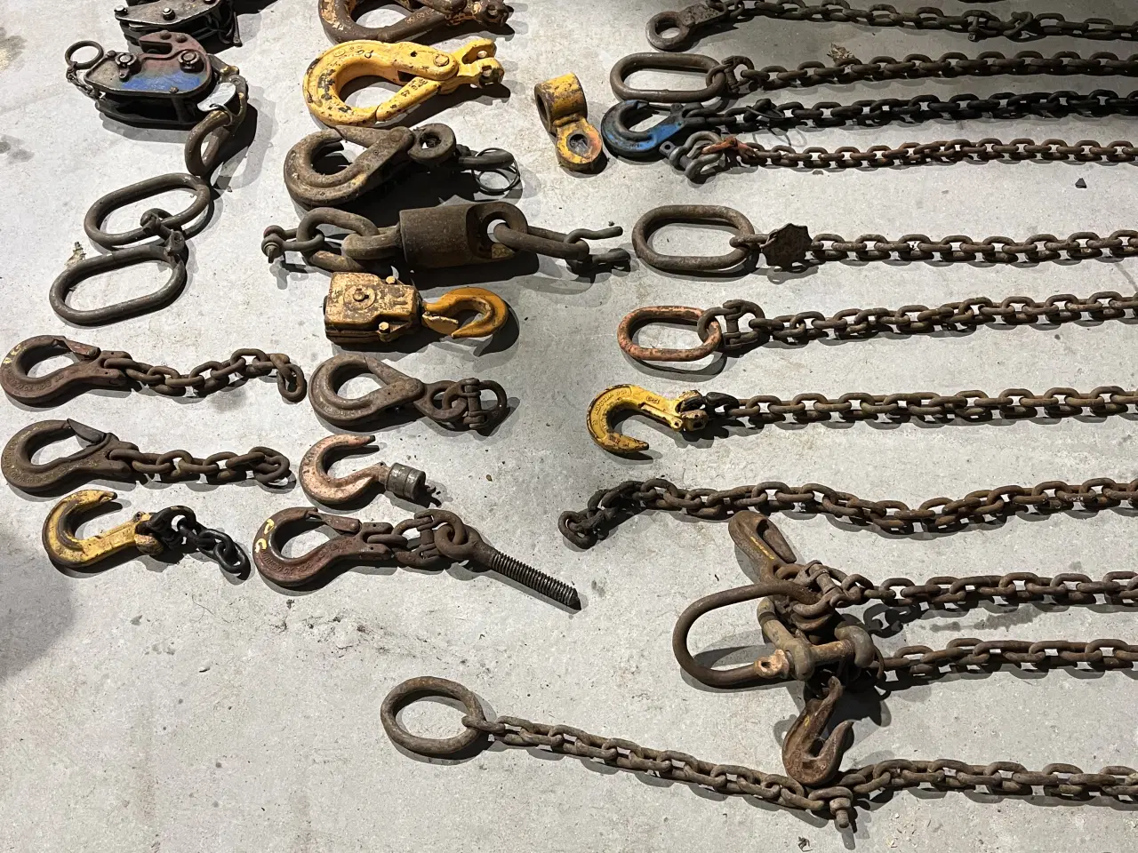 Billede 3 - Kæder. Kroge. Pladeklo