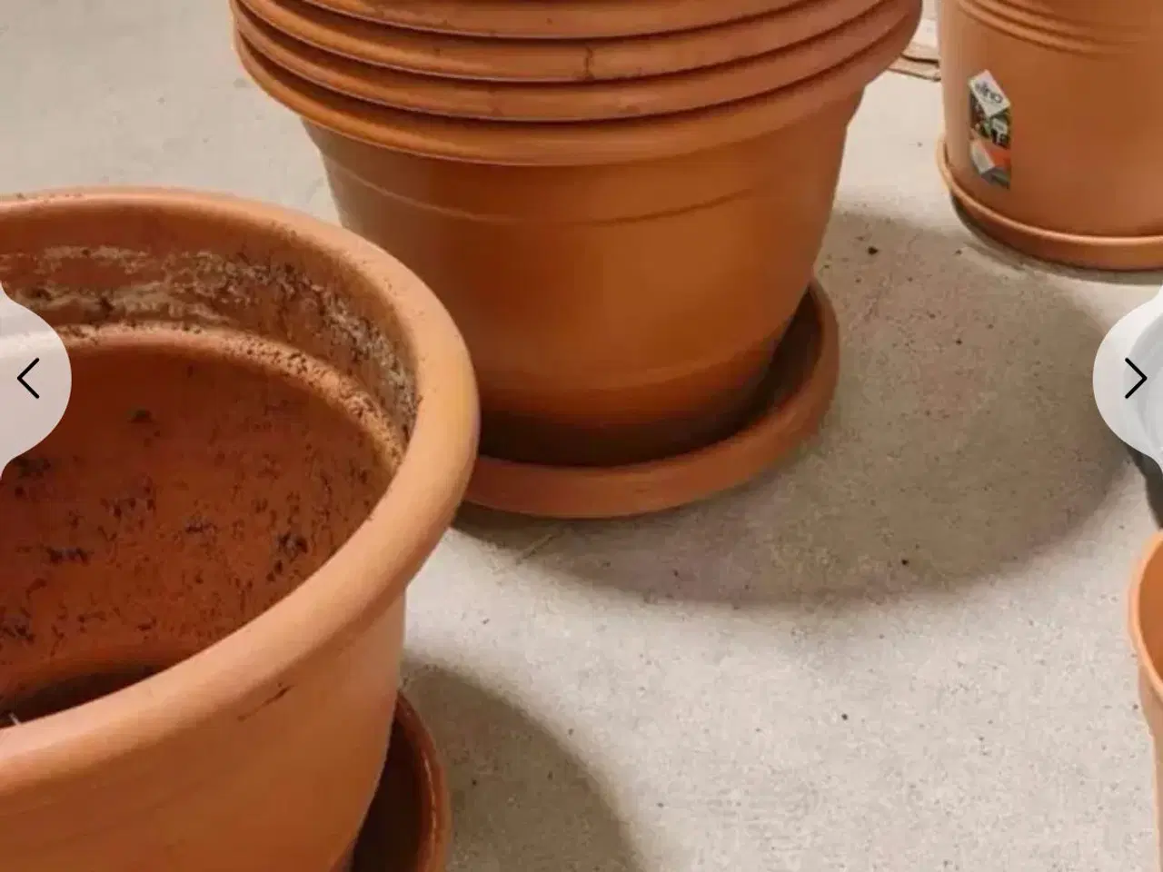 Billede 1 - 8 stk havepotter