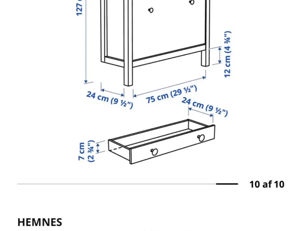 Billede 3 - Ikea Hemnes skoskab