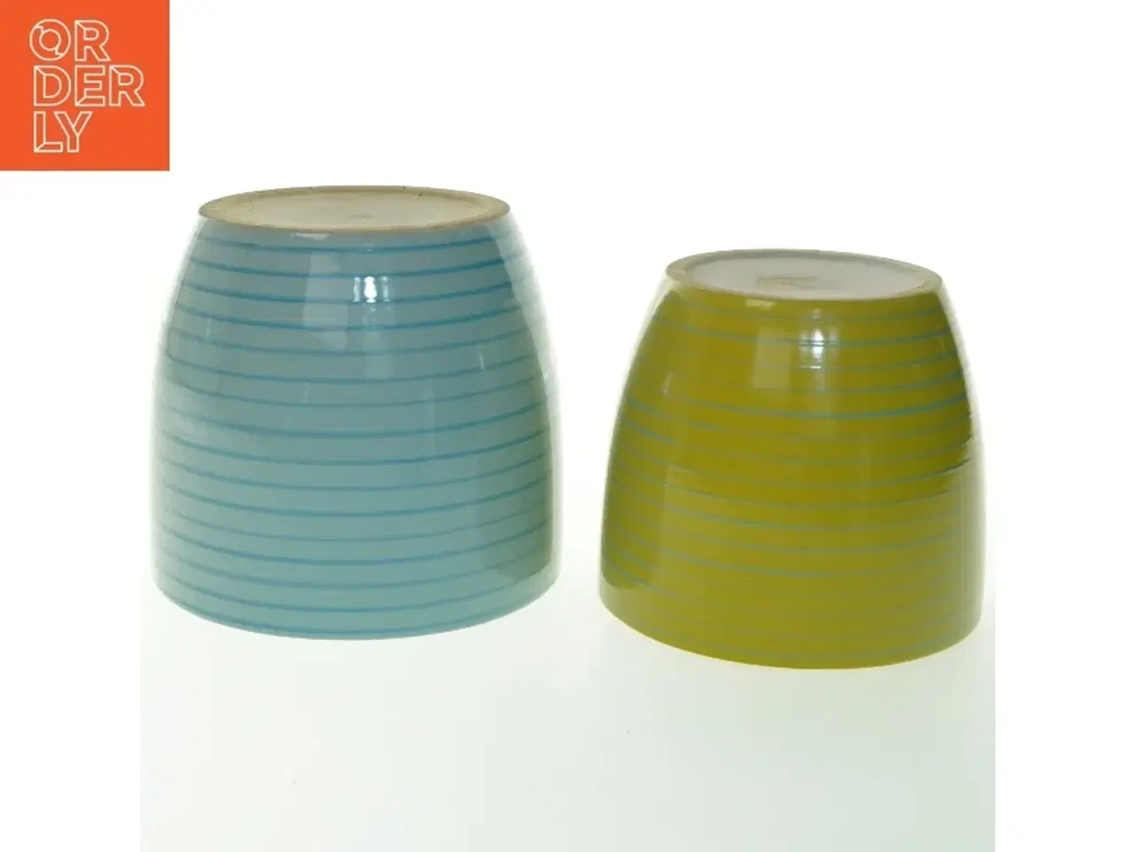 Billede 4 - To keramikpotter (str. 16x17,5 og 13,5x16 cm)
