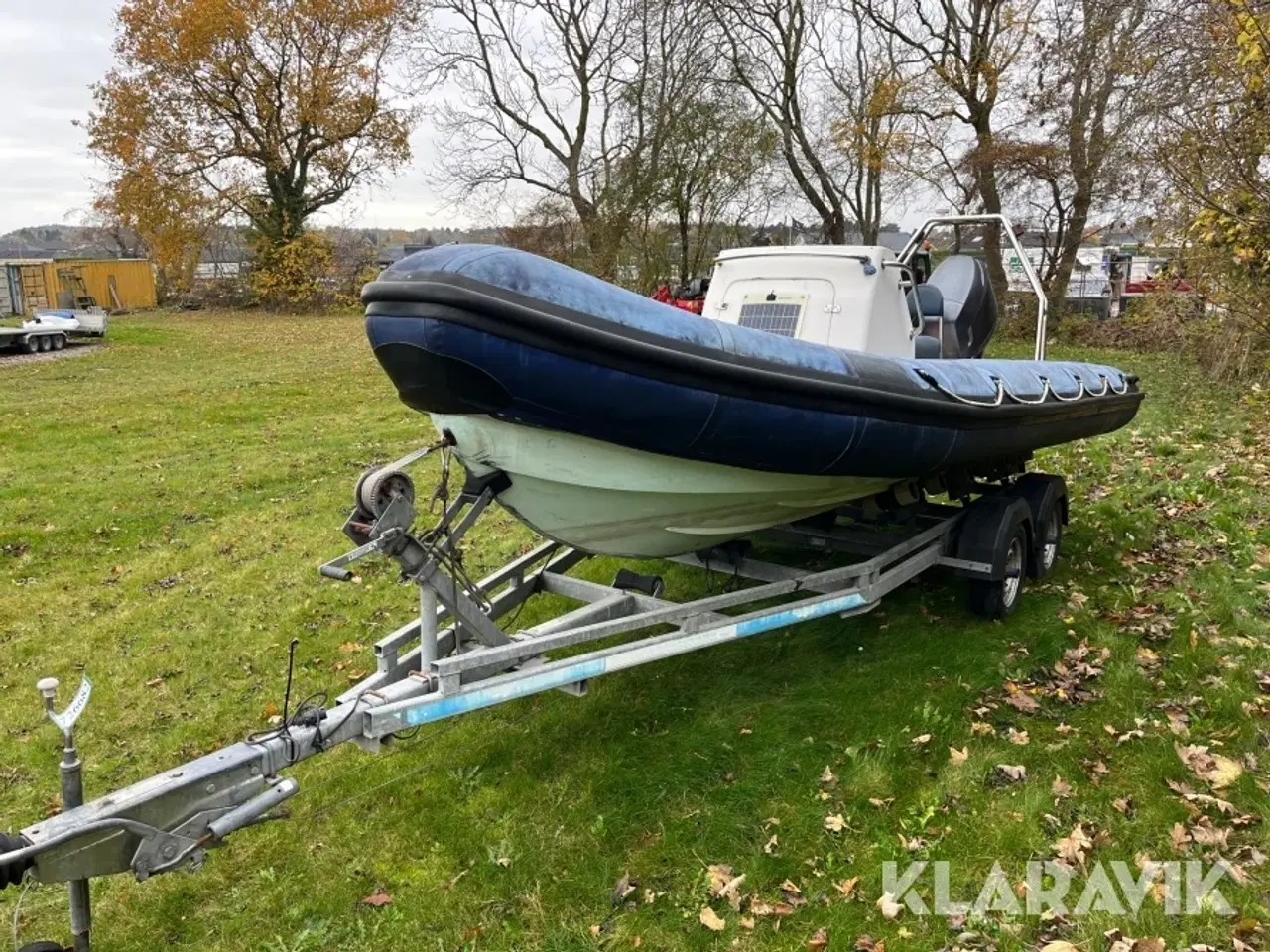 Billede 1 - Gummibåd med trailer 22 fod
