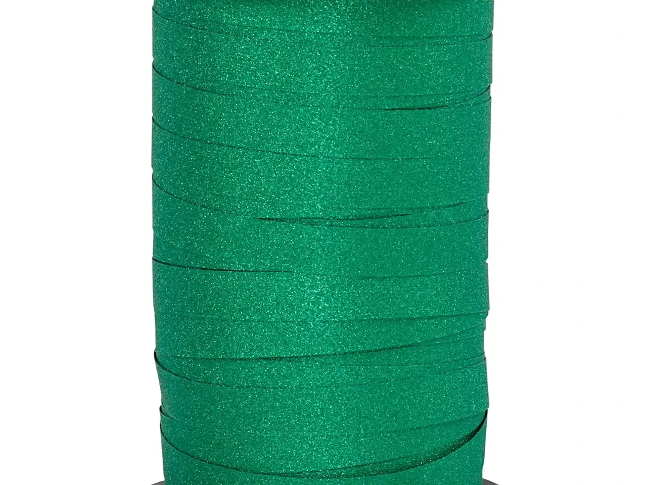Billede 1 - Glitter Gavebånd Grøn 10 mm - 100 m til Festlige Anledninger