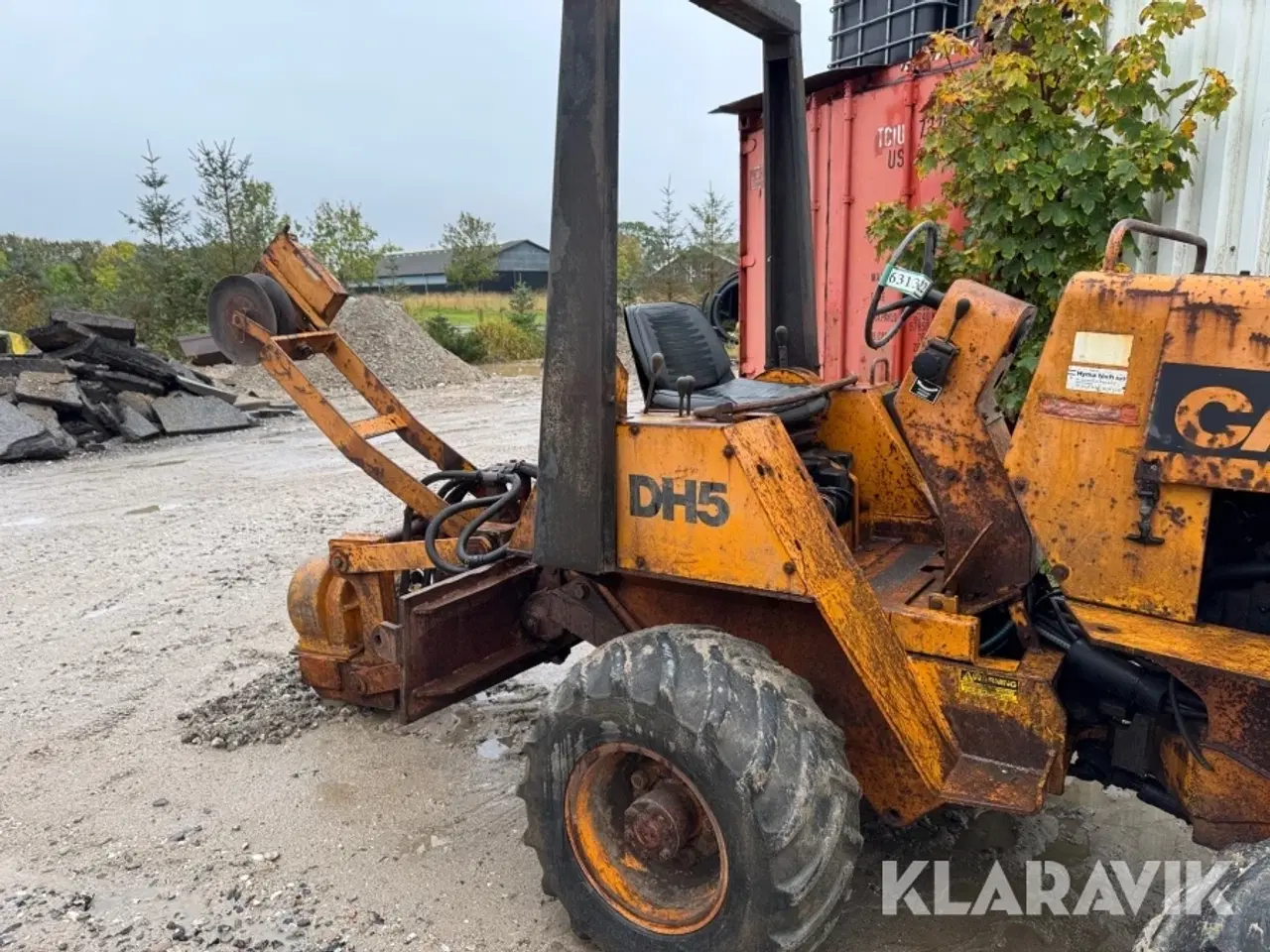 Billede 11 - Hydraulisk kabel plov / drænfræser Case DH5