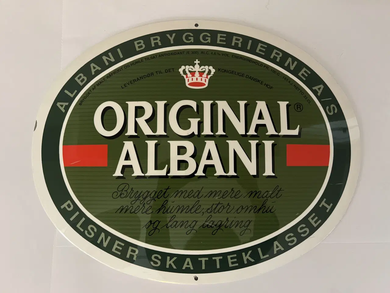 Billede 1 - Stort Albani reklame skilt fra 80’erne 