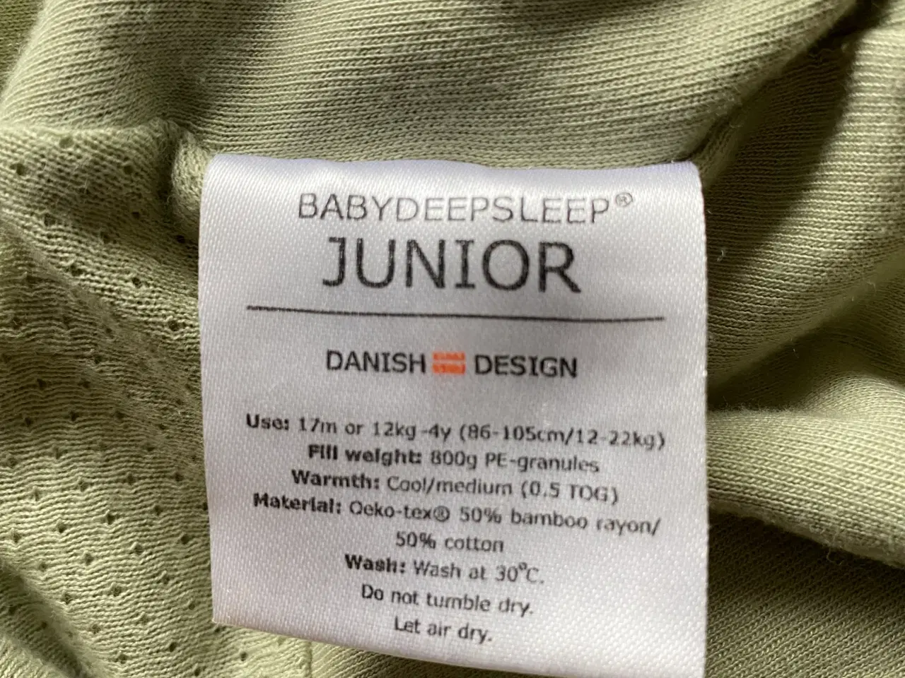 Billede 4 - Babydeepsleep tyngde sovepose/dragt