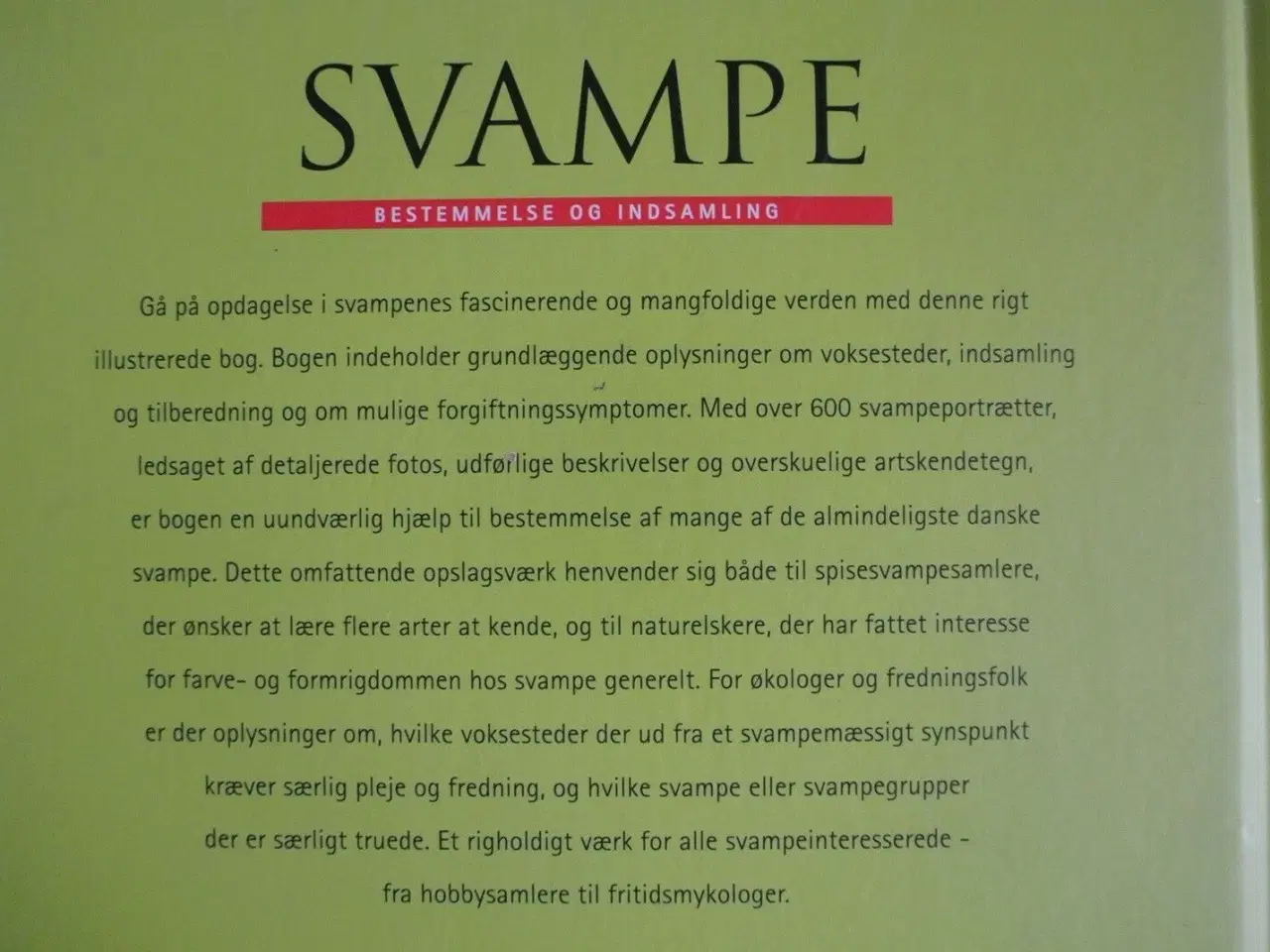 Billede 2 - svampe - bestemmelse og indsamling over 600 arter,