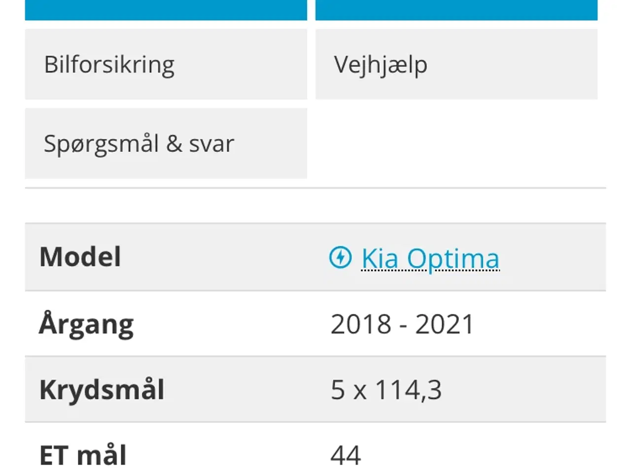 Billede 7 - Kia Optima alufælge sælges