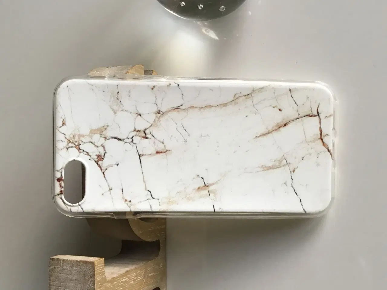 Billede 3 - Hvid marmor cover iPhone 7 el 8