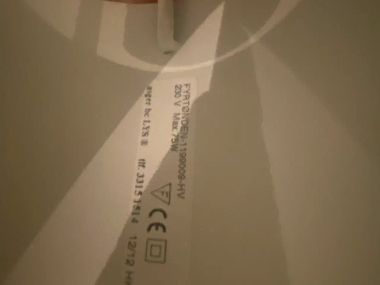 Billede 4 - Asger BC, Fyrtønden, loftslampe