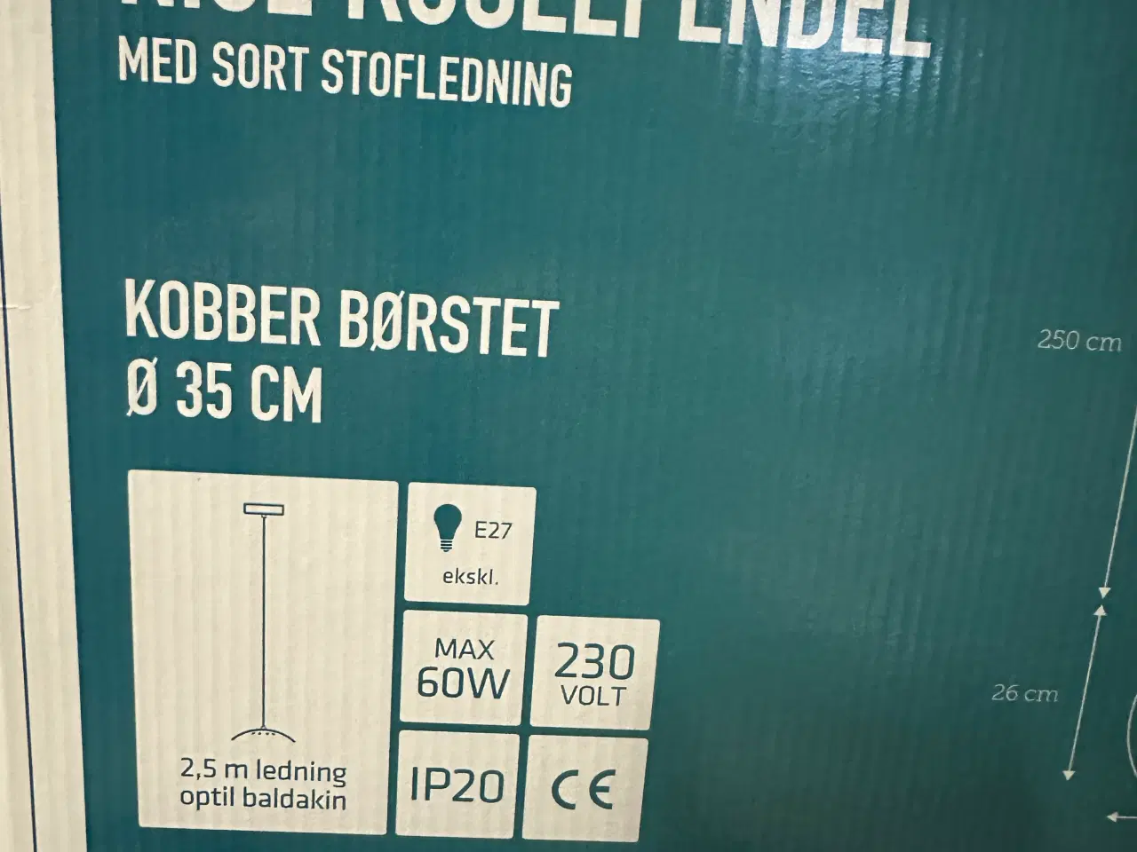 Billede 5 - Kobber pendel lampe 