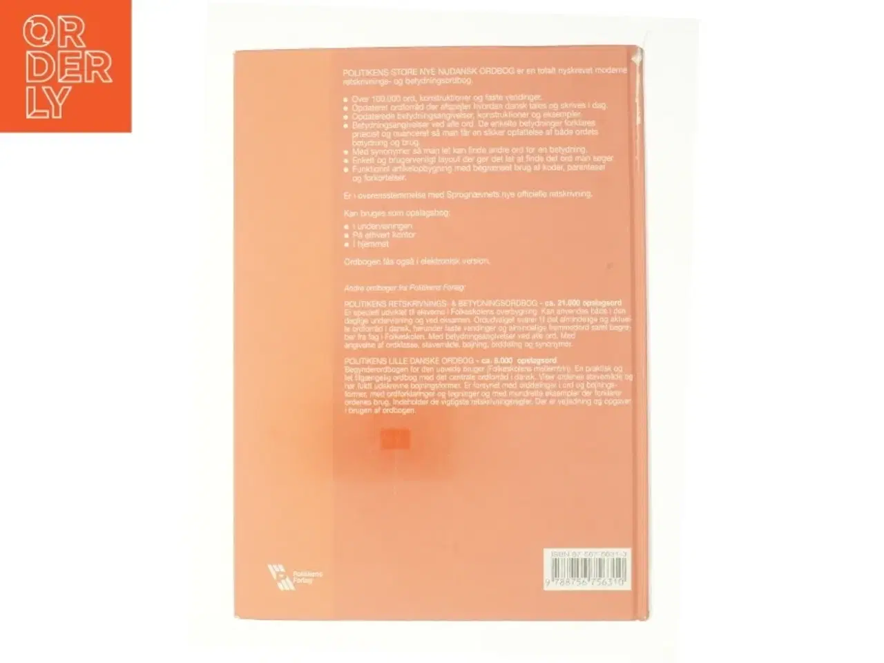 Billede 3 - Politikens Store Nye Nudansk Ordbog (Danish Edition) (Bog)