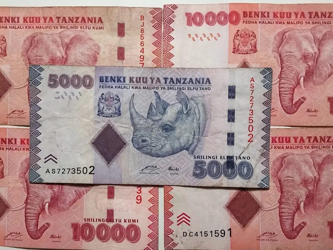 Billede 1 - Skal du til Tanzania? 45000 SHILLINGS TZS = 113DKK