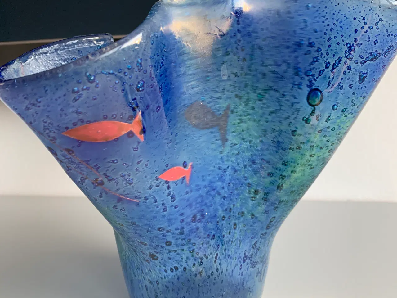 Billede 5 - Glasfad & vase 