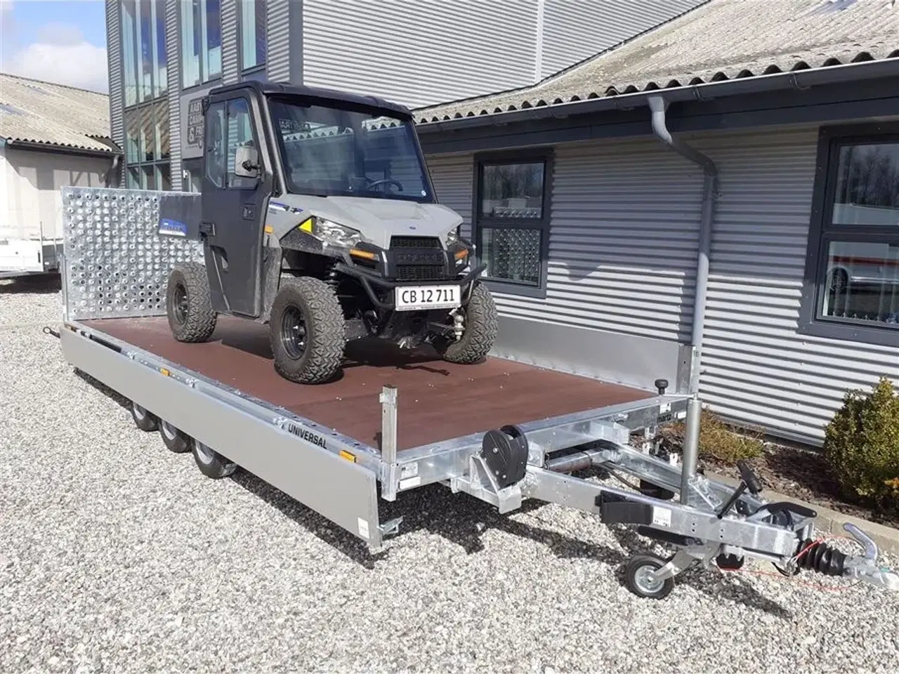 Billede 9 - 0 - Martz GT Universal 500/3   UNIVERSALTRAILER MED TIP. 3500 KG. FLYTBAR SPIL. ALUSIDER.