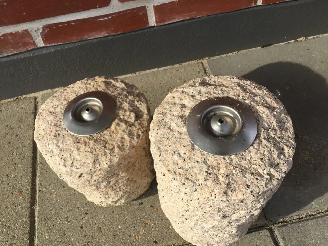 Billede 2 - Havefakler i sten (granit) 