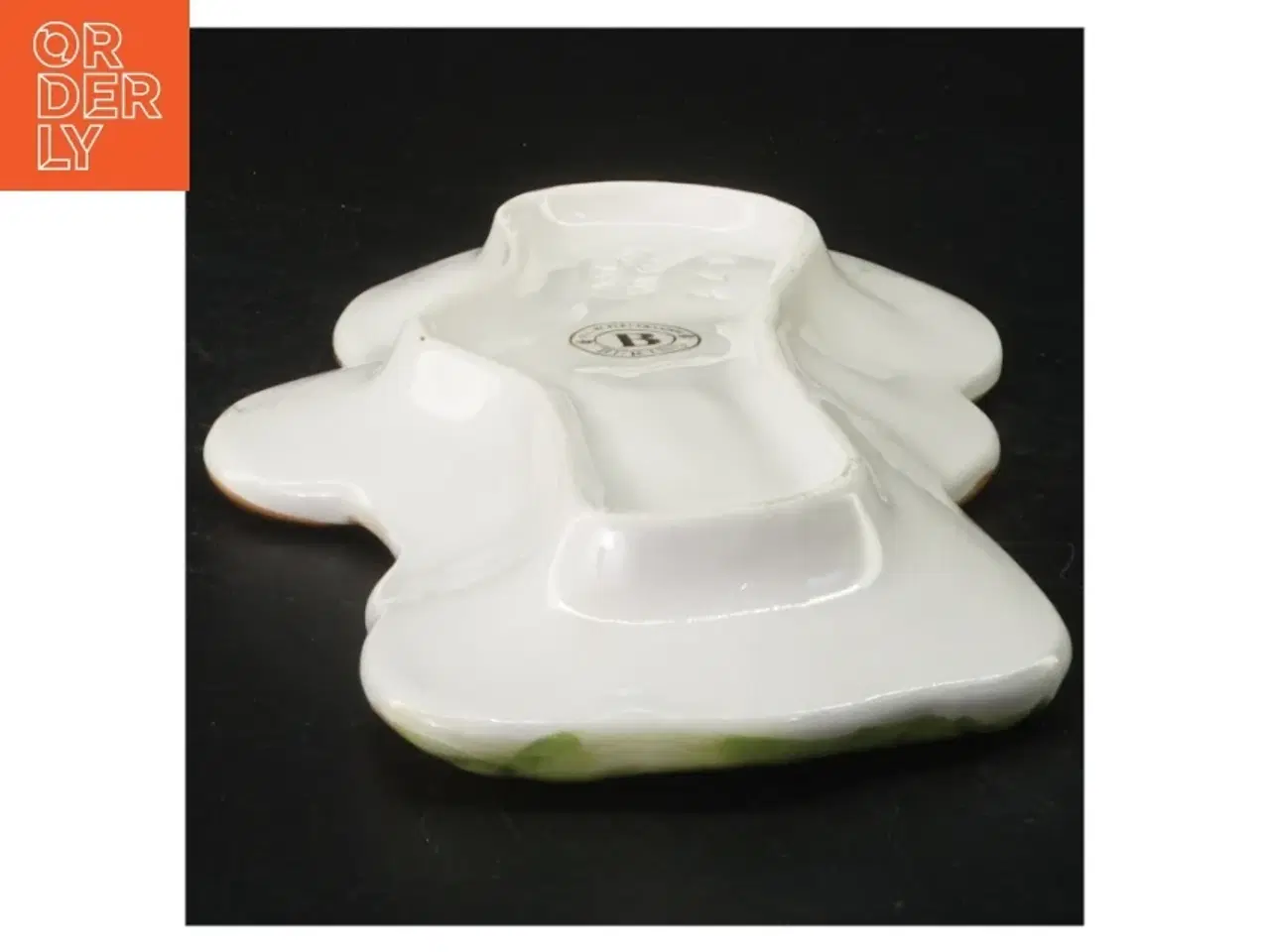 Billede 2 - Porcelænsfad formet som svampe