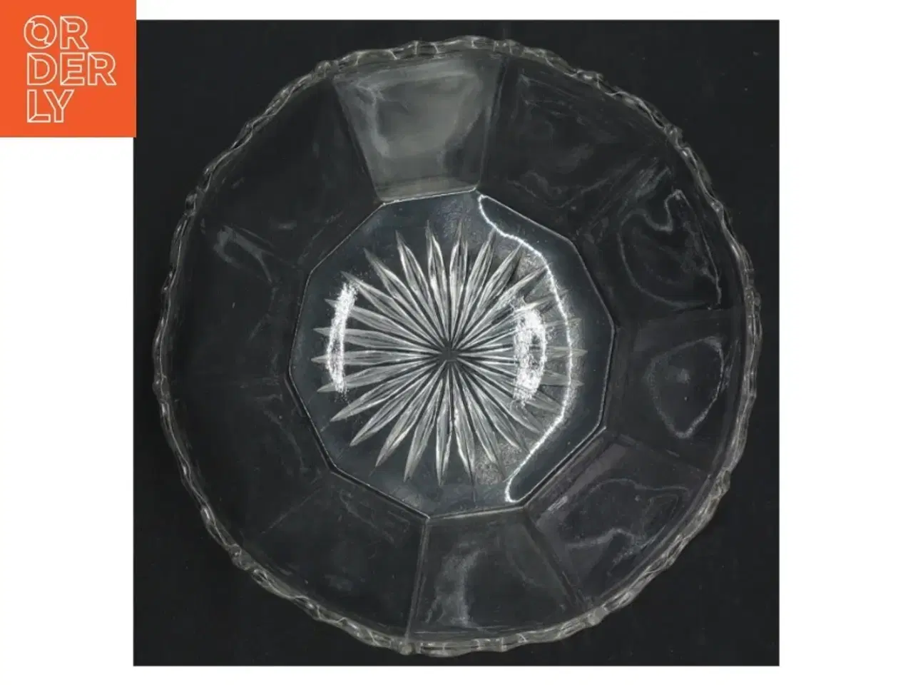 Billede 3 - Gl. Glasskål (str. Ø. 14,5 cm)