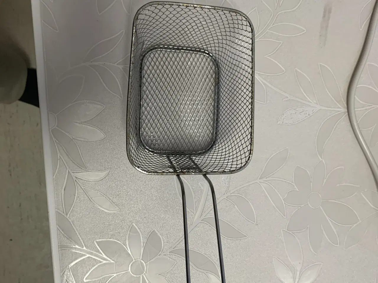 Billede 1 - Metal friturekurv med håndtag