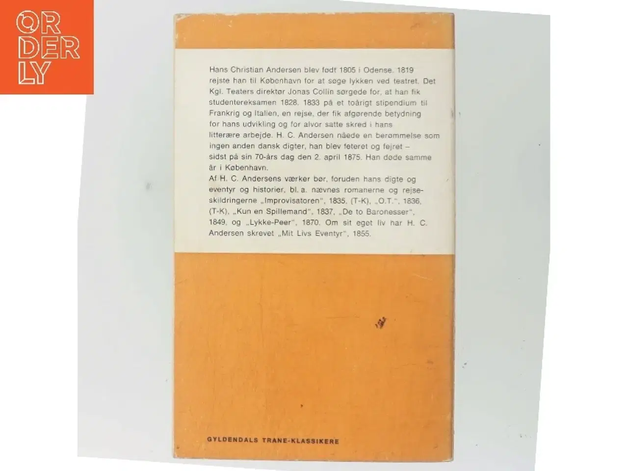 Billede 3 - En Digters Bazar af H. C. Andersen (Bog)