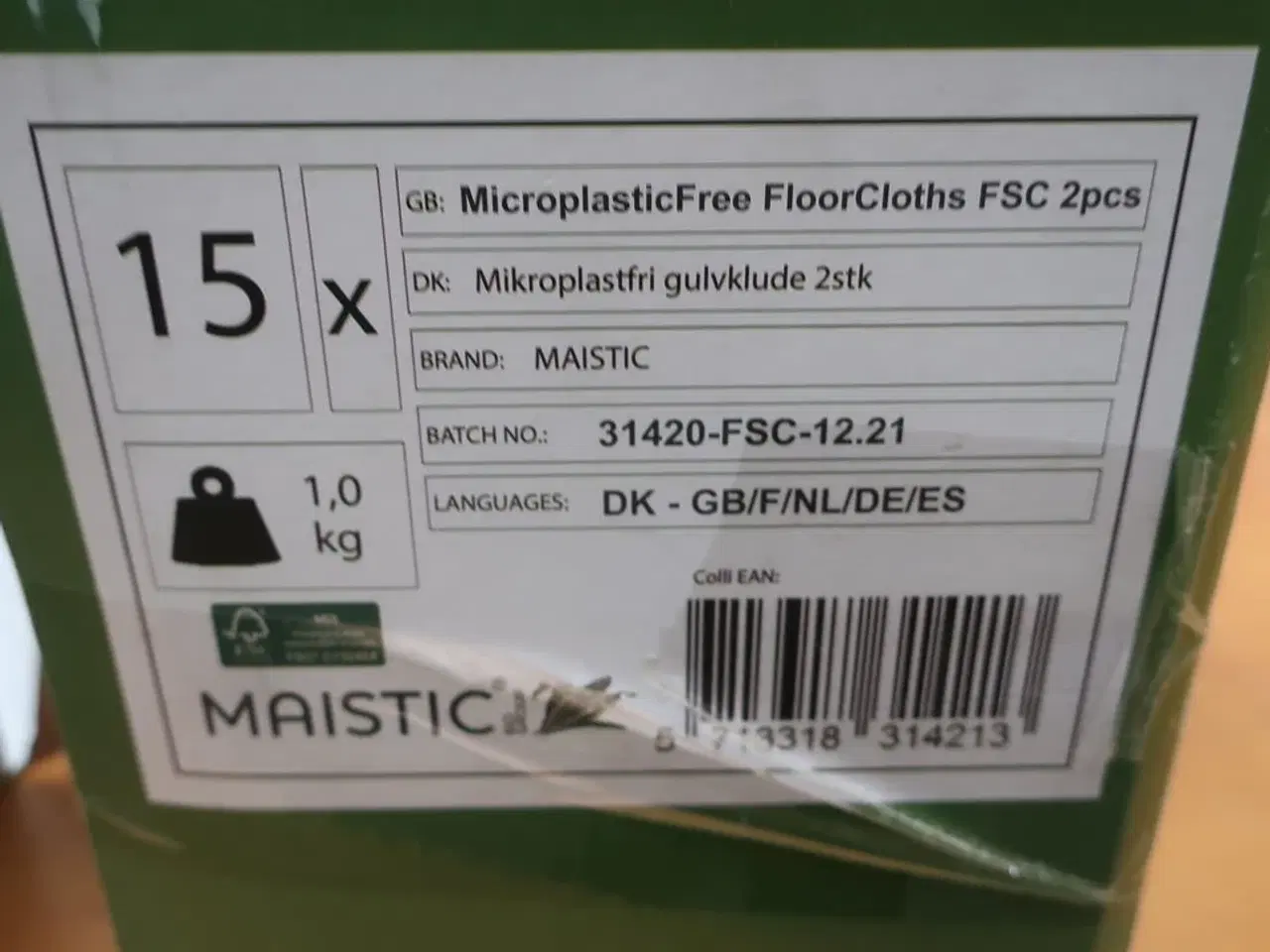 Billede 3 - 120 pk. Gulvklude MAISTIC 2 stk. pk.