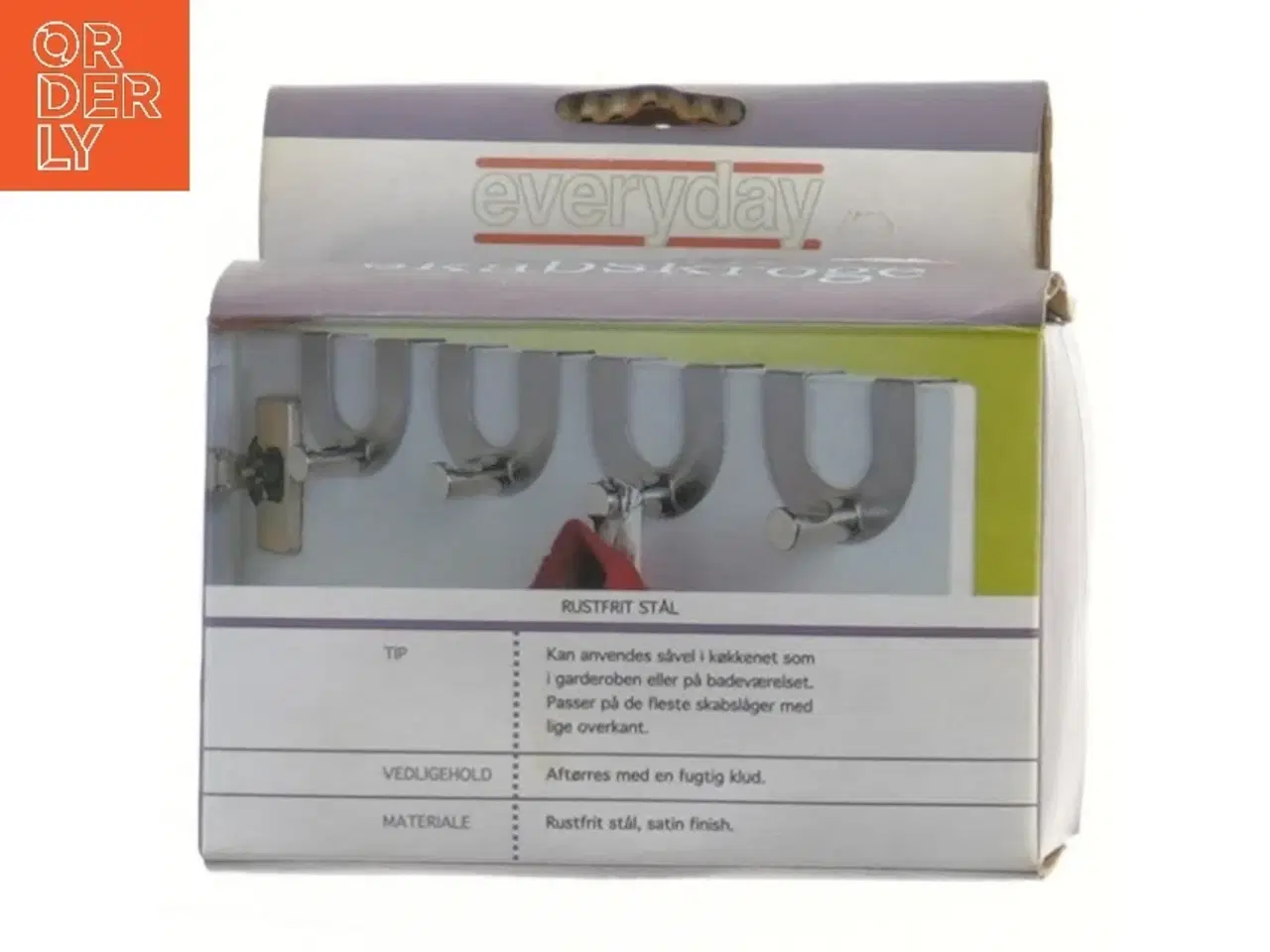 Billede 3 - Rustfrie stål knager fra Everyday (str. 7x6x2 cm)