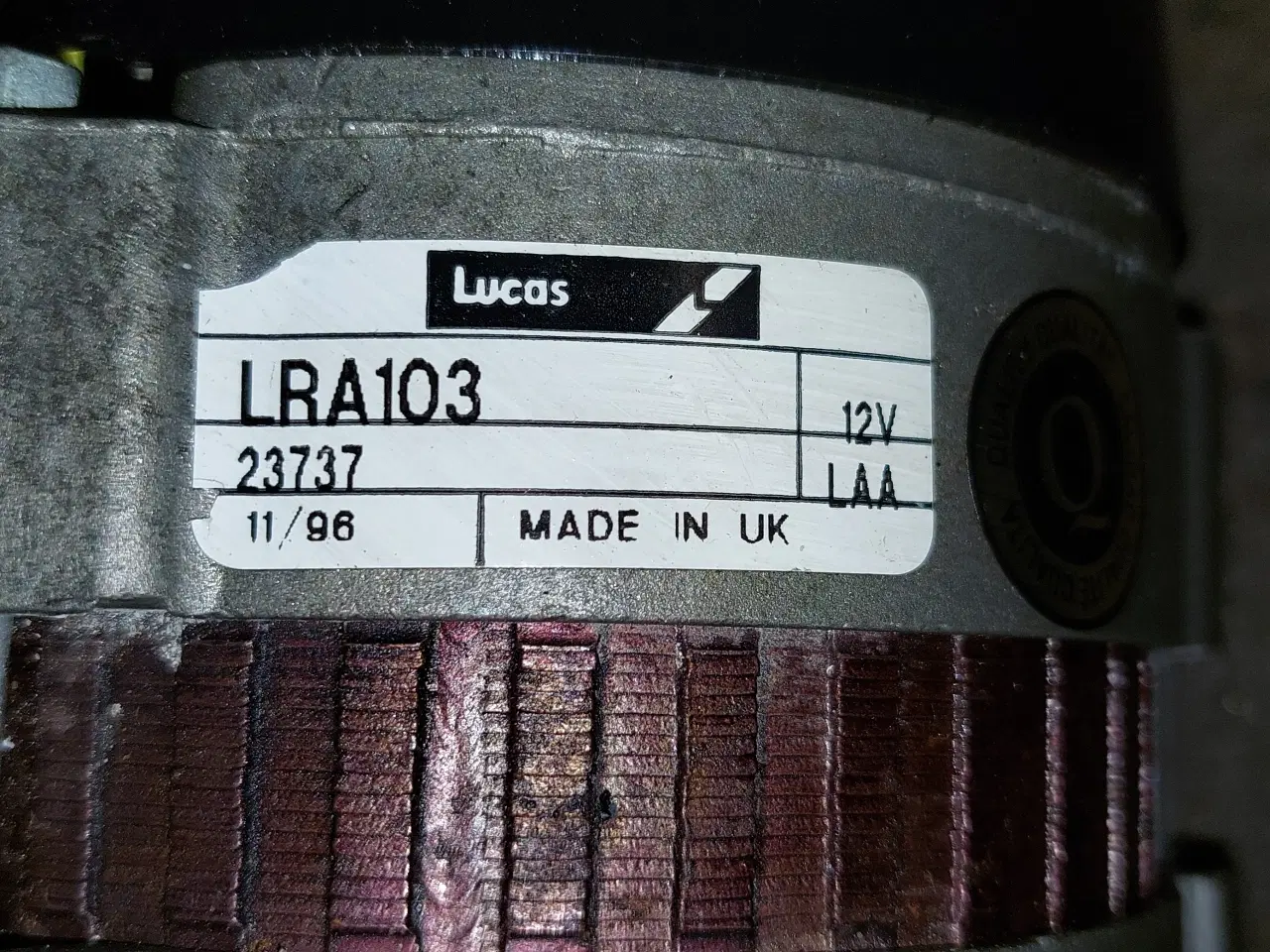 Billede 3 - Generator, LUCAS