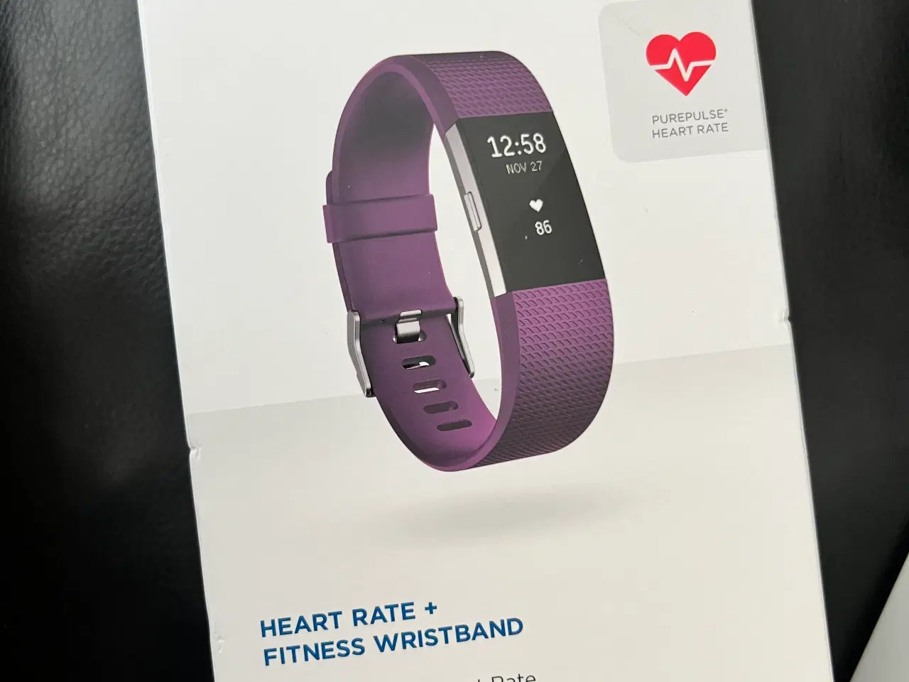 Billede 1 - Fitbit Charge 2 med lilla rem