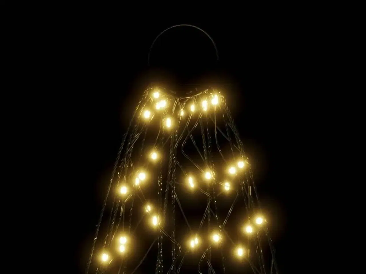 Billede 4 - Juletræ til flagstang 3000 LED'er 800 cm varmt hvidt lys