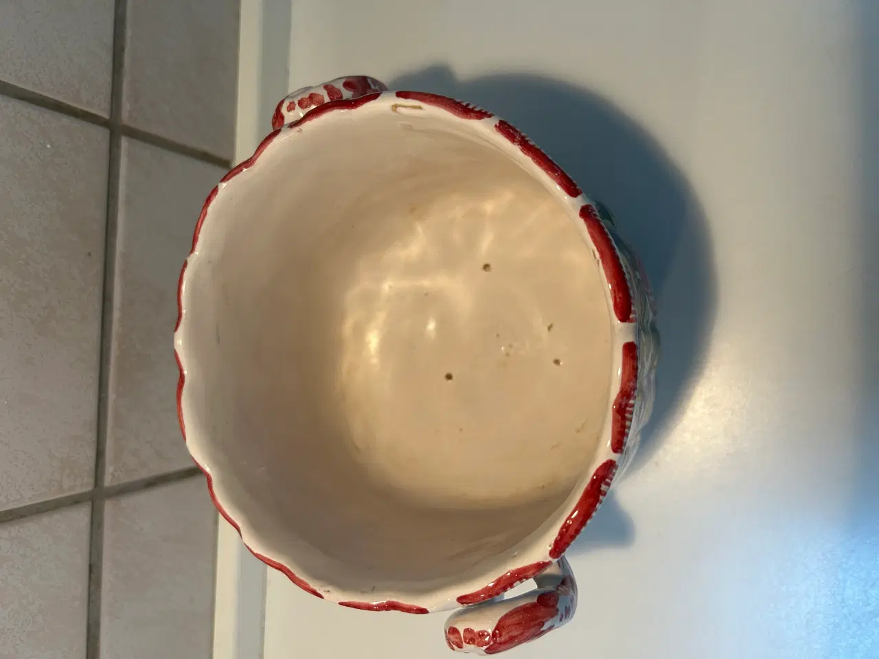 Billede 4 - RETRO urtepotteskjuler med blomster deco.