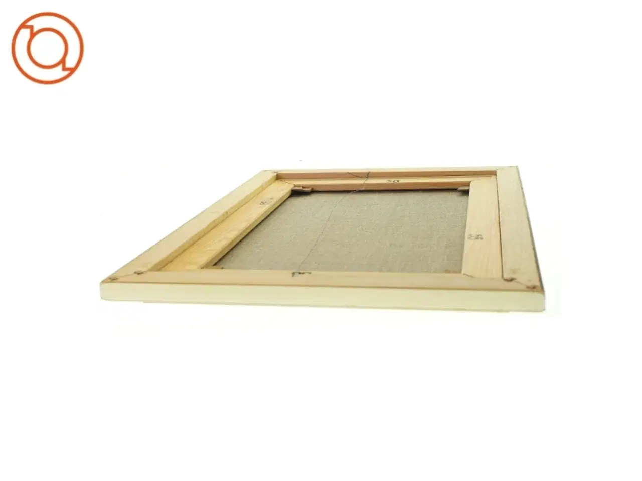 Billede 4 - Maleri i ramme natur billede  Ukendt (str. LB:62,5x46cm)