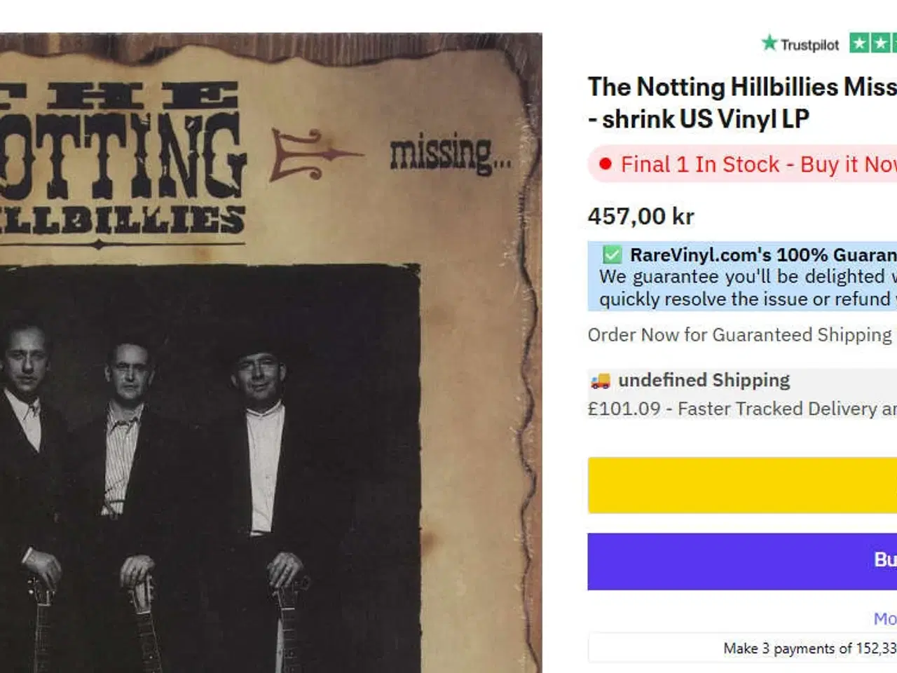 Billede 4 - Notting HillBillies (Dire Straits) - LP vinyl