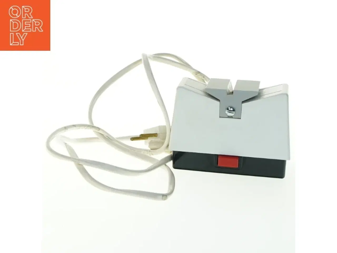Billede 1 - Knivsæiper med ledning og stik fra Philips (str. 12x7,5x8,5 cm)