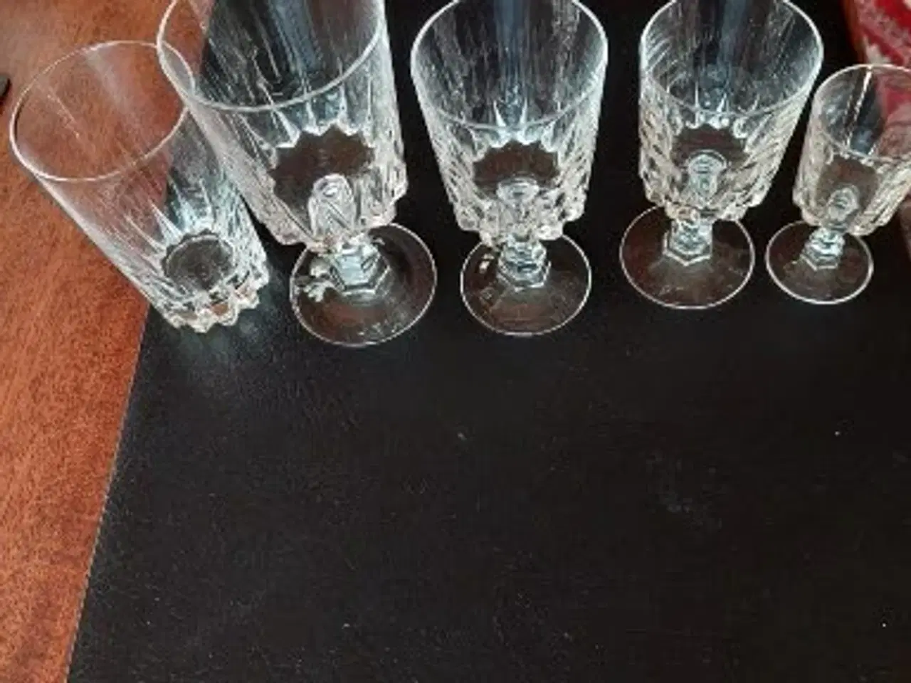 Billede 1 - Vintage franske  krystal glas til 6 personer 