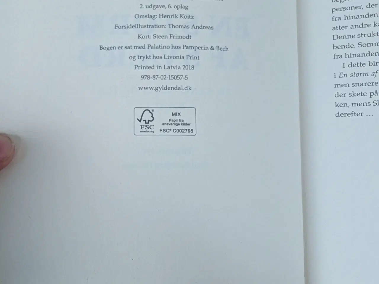 Billede 6 - George R.R. Martin En Storm af Sværd - Roman